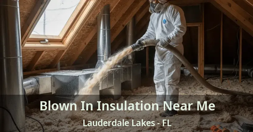 Blown In Insulation Near Me Lauderdale Lakes - FL