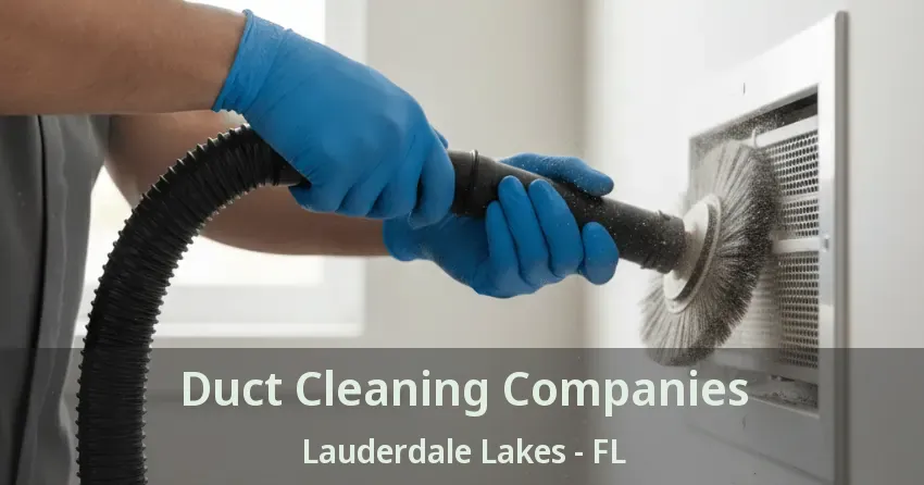 Duct Cleaning Companies Lauderdale Lakes - FL