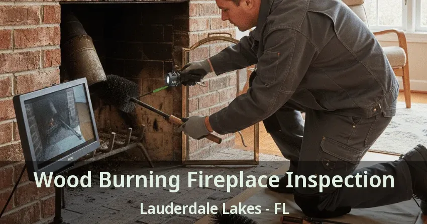 Wood Burning Fireplace Inspection Lauderdale Lakes - FL